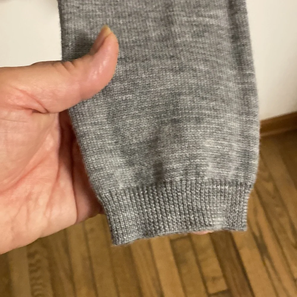 J. Crew Gray 100% Merino Wool